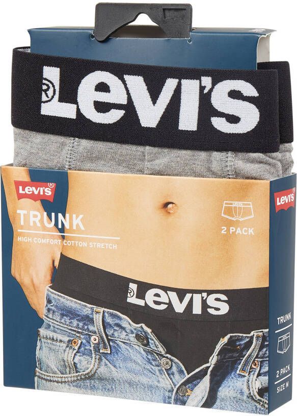 Levi's Boxershort met logo in band in een set van 2 stuks - Foto 2