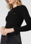 Levi's Zwart Gebreid Kledingstuk met Lange Mouwen Black Dames - Thumbnail 7