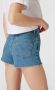Levi's Blauwe effen dames shorts met ritssluiting en knoopsluiting Blue Dames - Thumbnail 13