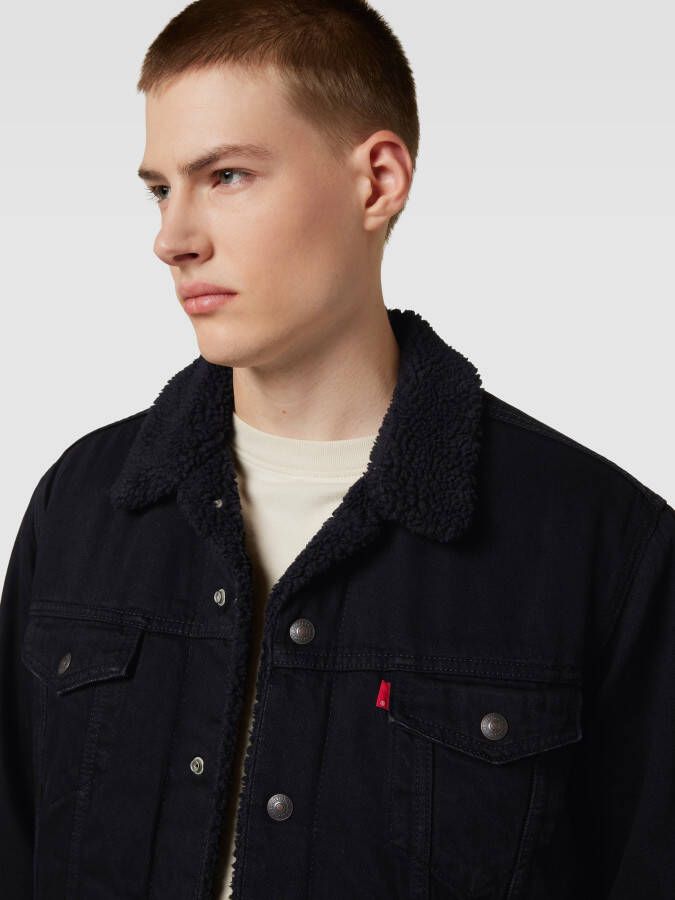 Levi's Jeansjack met teddybont model 'SHERPA'