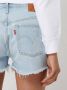 Levi's Blauwe effen dames shorts met ritssluiting en knoopsluiting Blue Dames - Thumbnail 11