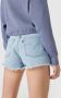 Levi's Blauwe effen dames shorts met ritssluiting en knoopsluiting Blue Dames - Thumbnail 12