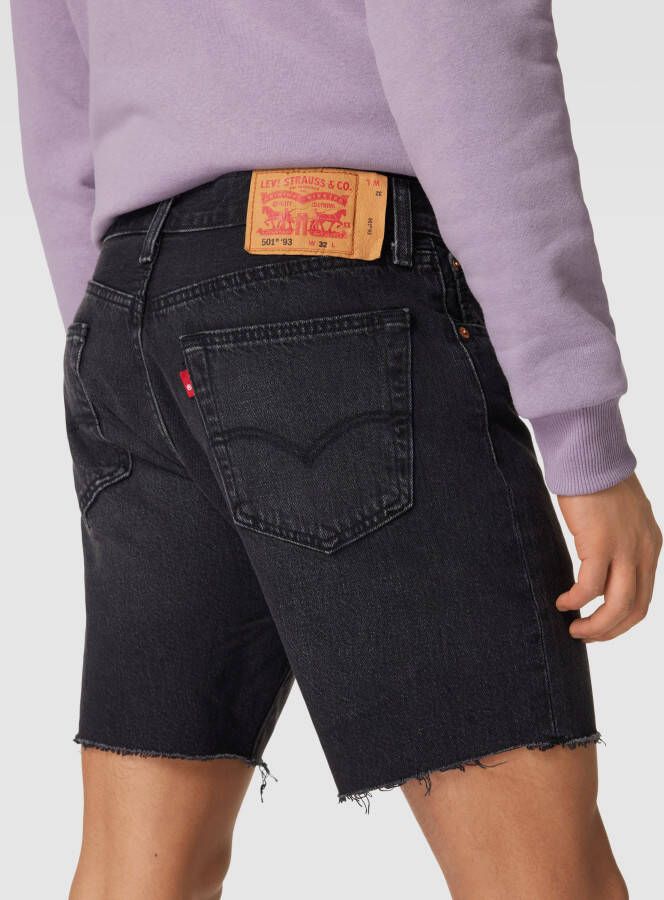 Levi's Korte regular fit jeans met knoopsluiting - Foto 2