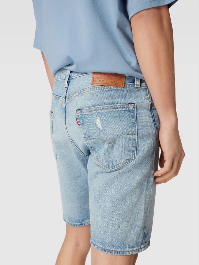 Levi's Korte jeans met labeldetails model 'HEMMED'