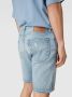 Levi's Lichtblauwe effen shorts met rits en knoopsluiting Blue Heren - Thumbnail 4