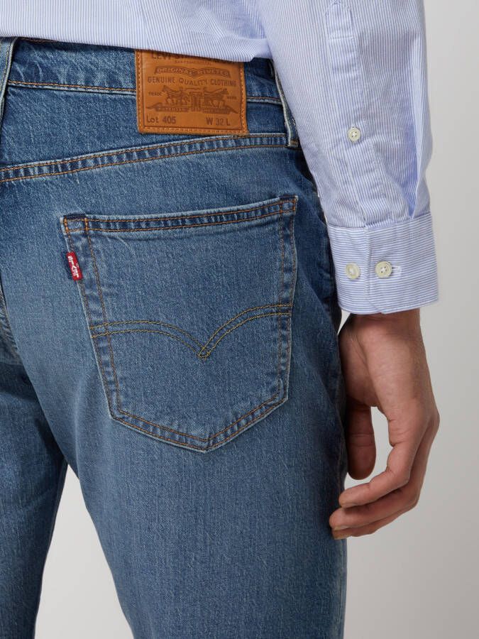 Levi's Korte jeans met stretch model '405'
