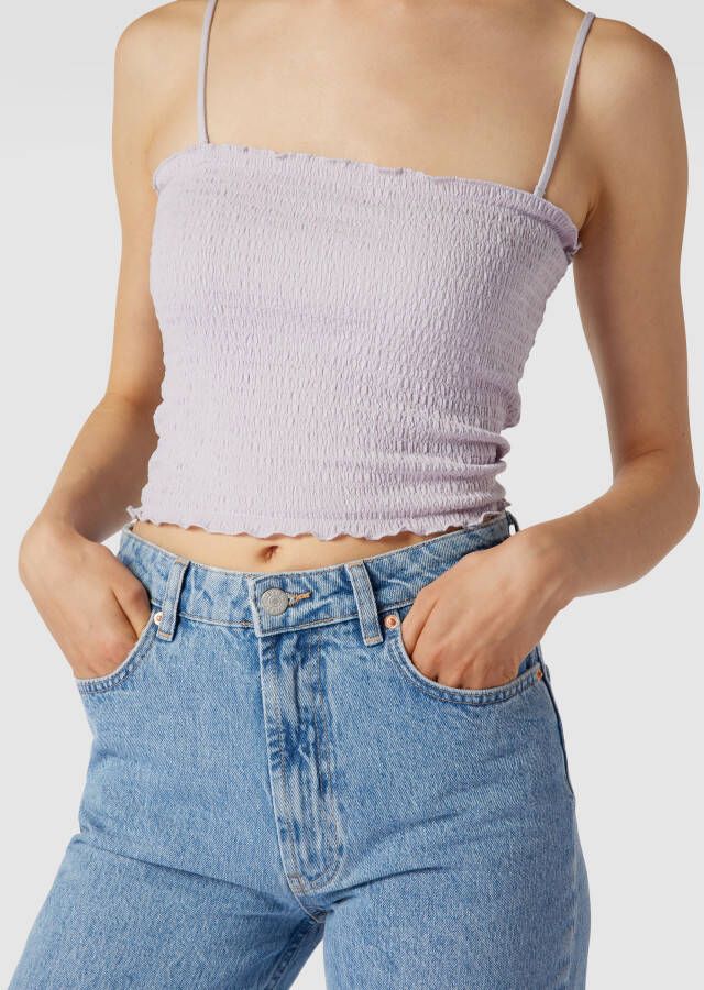 Levi's Korte top in gesmokte look