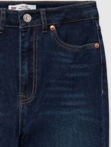 Levi s Kids High rise slim fit jeans met contrastnaden