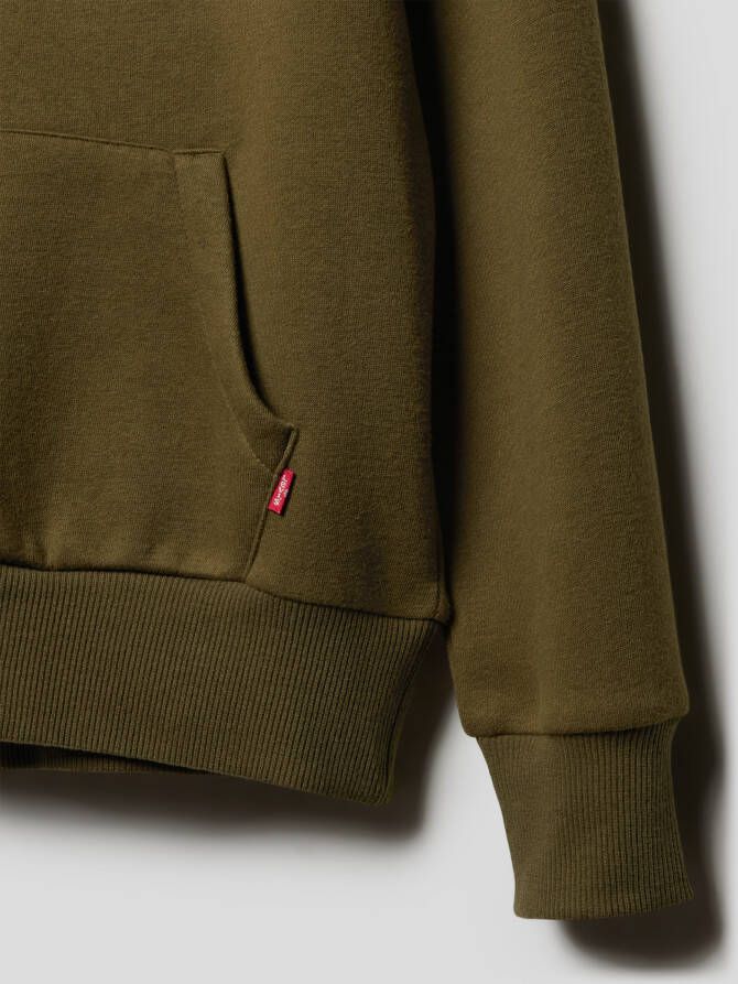 Levi s Kids Hoodie met ribboorden model 'BATWING'