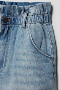 Levi s Kids Korte high rise jeans met vaste omslagen