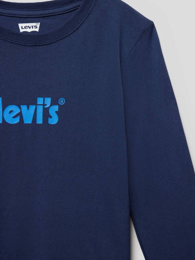 Levi's Kidswear Shirt met lange mouwen POSTER LOGO LONG SLEEVE TEE