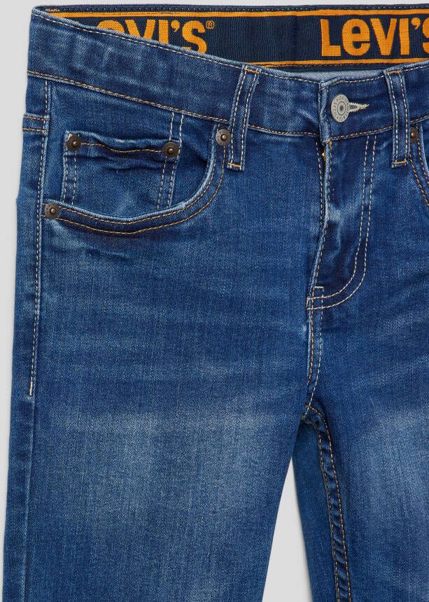 Levi s Kids Skinny fit jeans met labelpatch