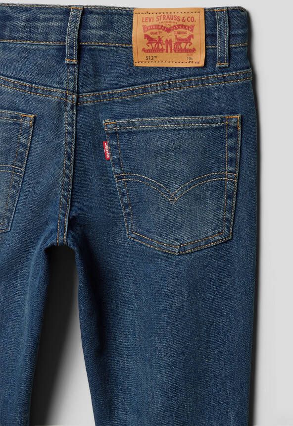 Levi s Kids Slim tapered fit jeans met labeldetail model '512'