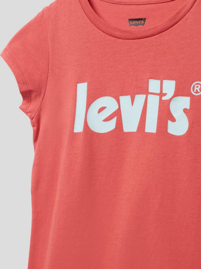 Levi s Kids T-shirt met labelprint model 'MEDIEVAL'