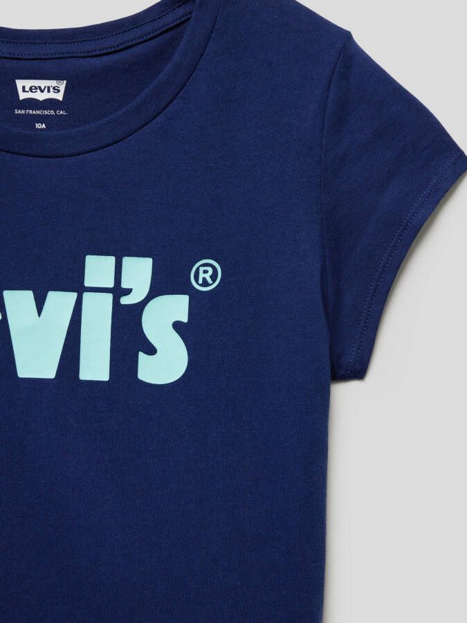 Levi s Kids T-shirt met labelprint model 'MEDIEVAL'