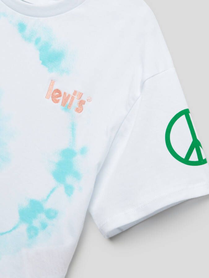 Levi s Kids T-shirt met labelstitching