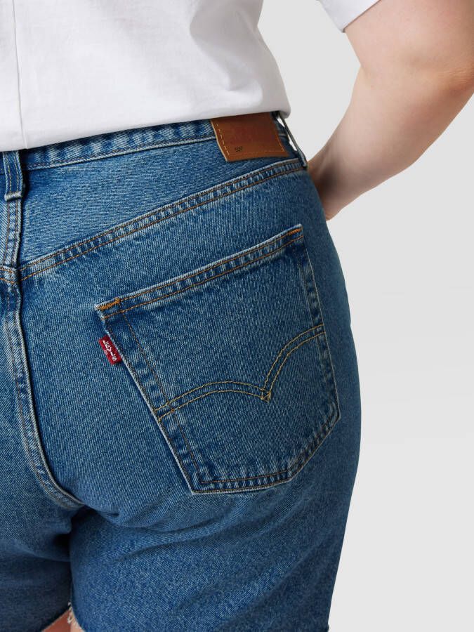 Levi s Plus SIZE korte jeans in used-look model 'ORIGINAL SHORT'