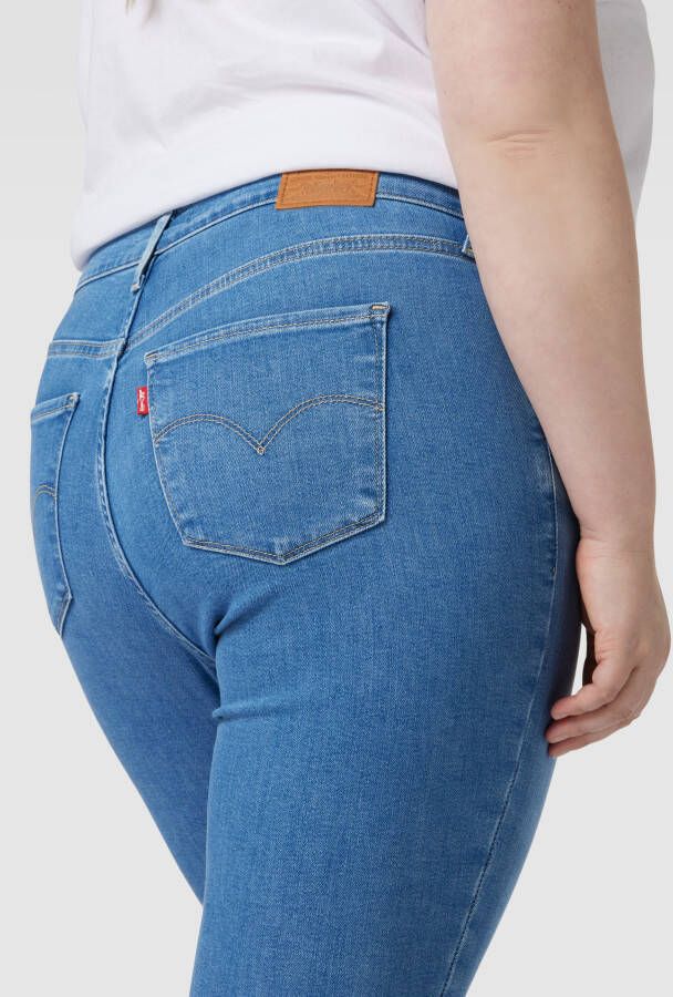 Levi s Plus SIZE skinny fit jeans met labelpatch
