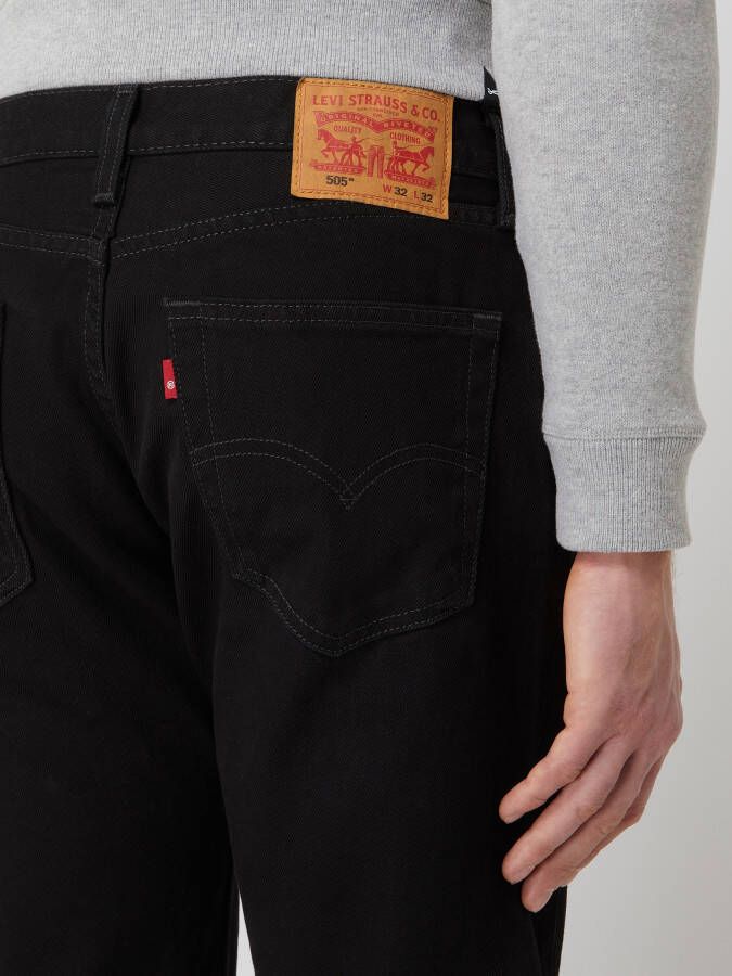 Levi's Regular fit jeans van katoen model '505'