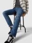 Levi's Slim Fit Blauwe Katoenen Jeans met Gewassen Effect Blue Heren - Thumbnail 10