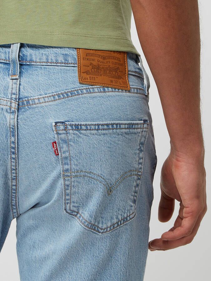 Levi's Slim fit jeans met stretch model '511' 'Water