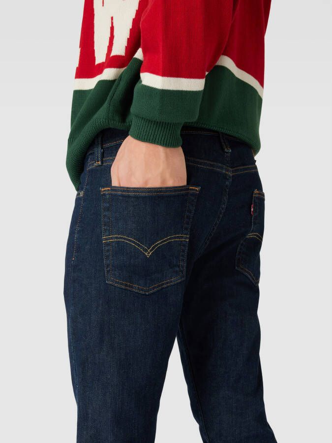 Levi's Slim straight fit jeans met stretchgehalte