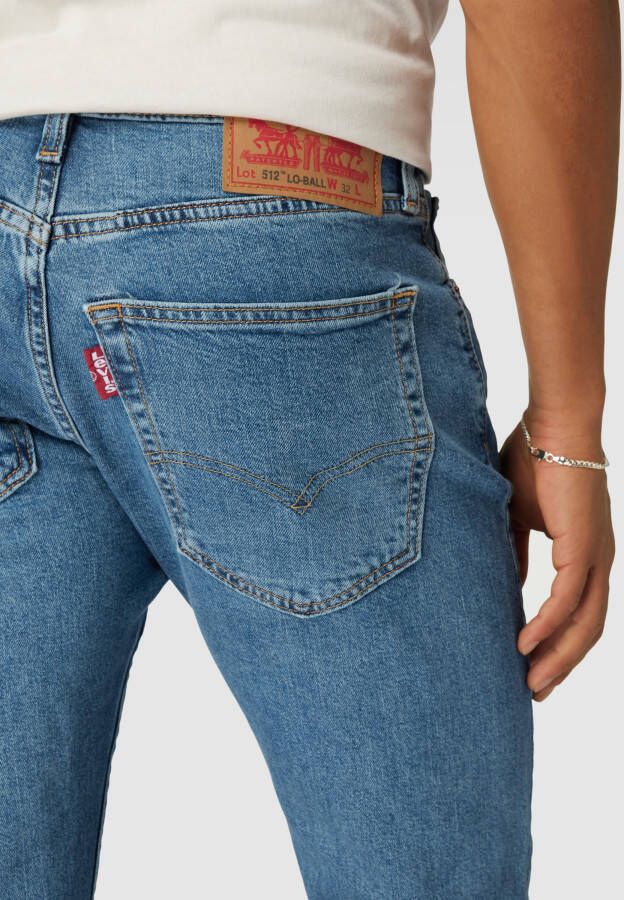 Levi's Slim tapered fit jeans met 5-pocketmodel