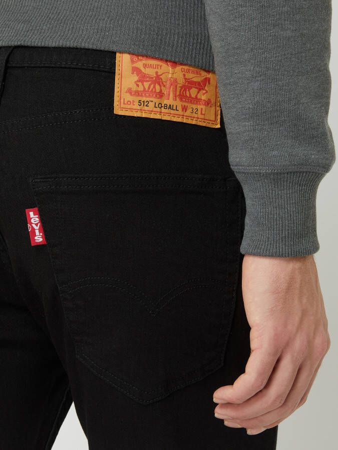 Levi's Slim tapered fit jeans met stretch model '512' - Foto 2