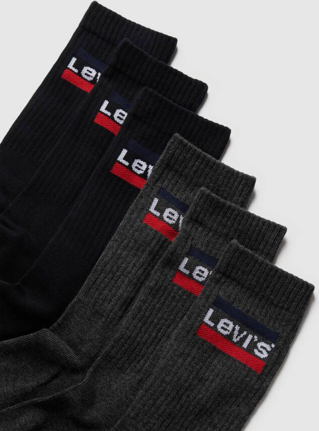 Levi's Sokken met labeldetail in een set van 6 paar - Foto 2