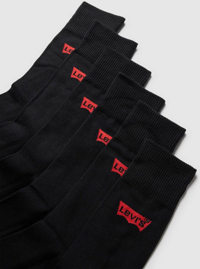 Levi's Sokken met labelprint in een set van 6 paar