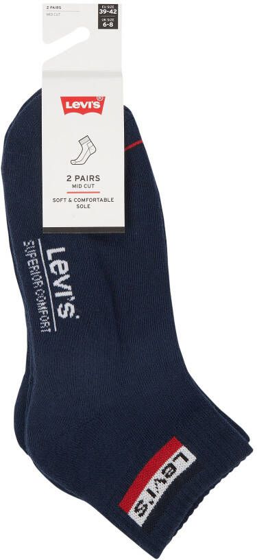 Levi's sokken set van 2 blauw - Foto 4