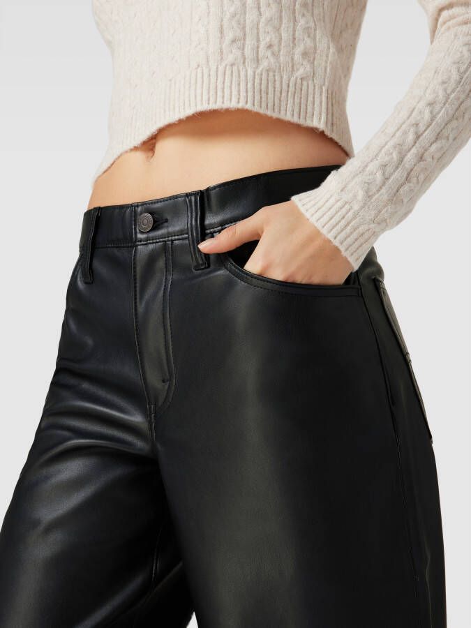 Levi's Stoffen broek in leerlook