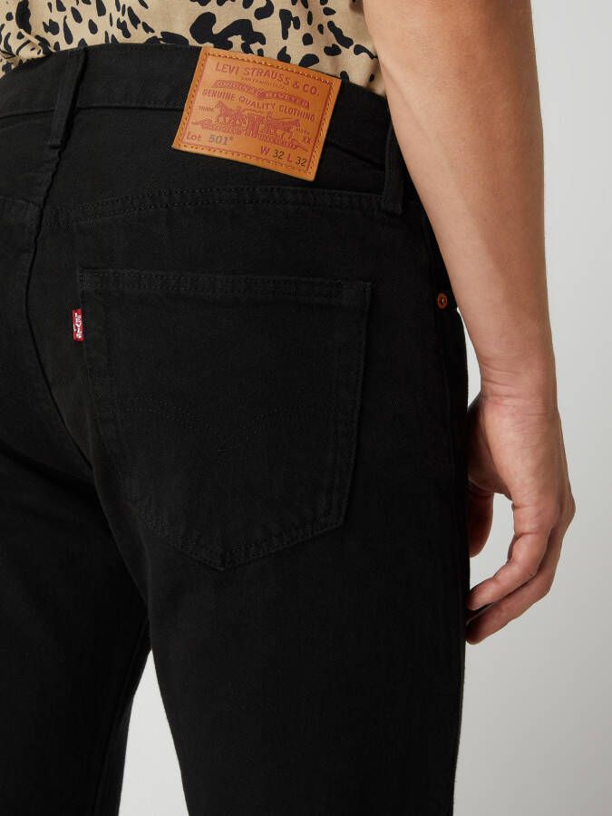 Levi's Straight fit jeans van katoen model '501'