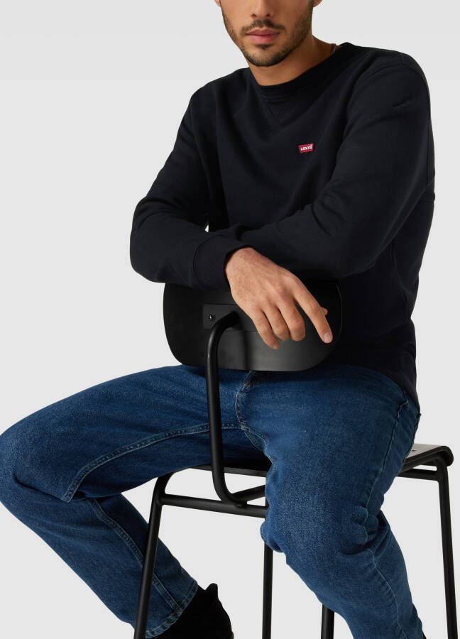 Levi's Sweatshirt met labelpatch model 'NEW ORIGINAL'