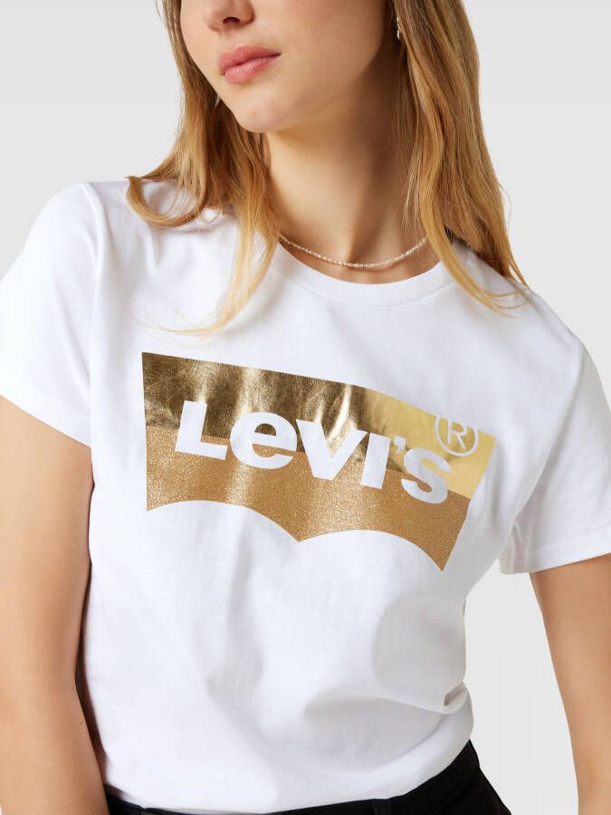 Levi's T-shirt met labeldesign