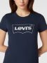 Levi's Shirt met ronde hals The Perfect Tee met logo in metallic-holoprint - Thumbnail 3