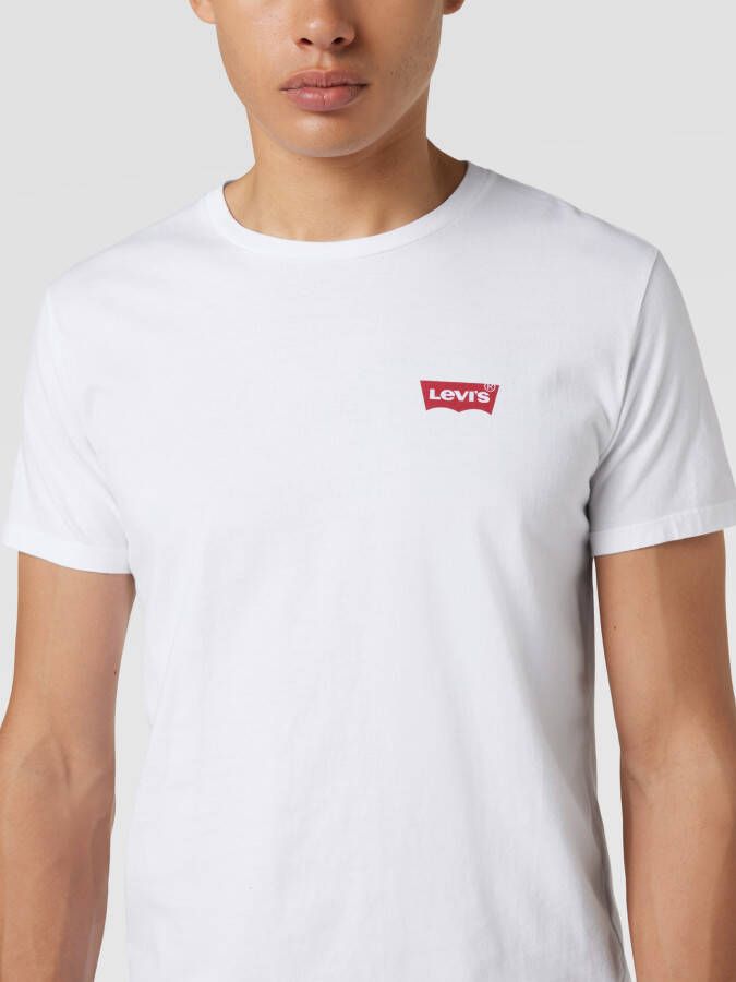 Levi's T-shirt met labelprint in een set van 2 stuks