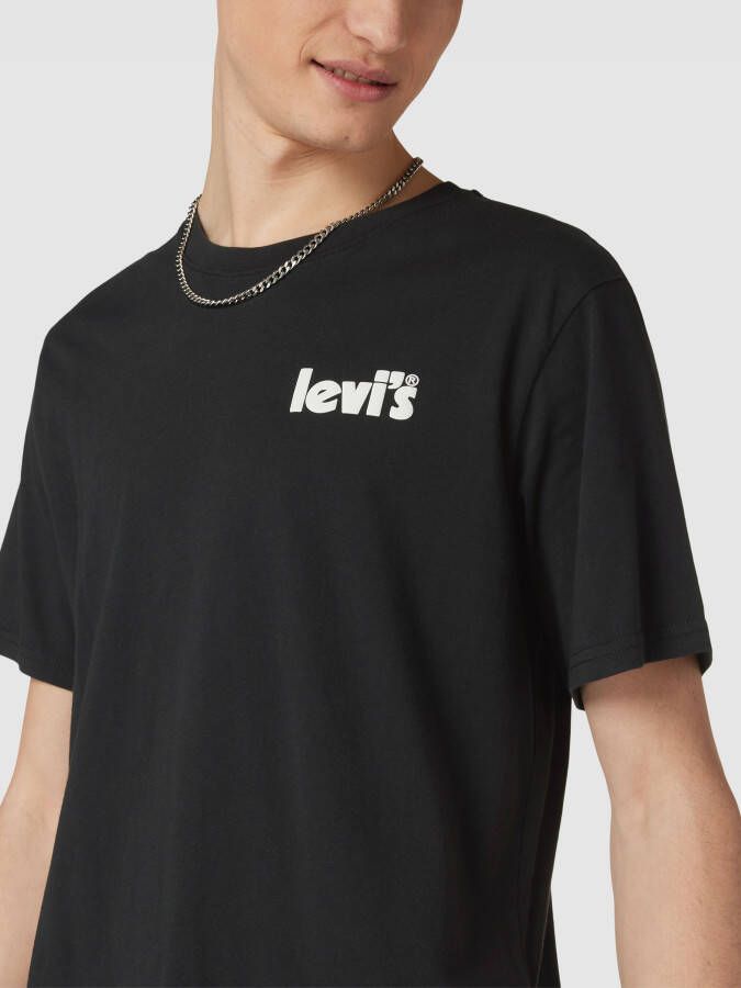Levi's T-shirt met labelprint model 'POSTER'