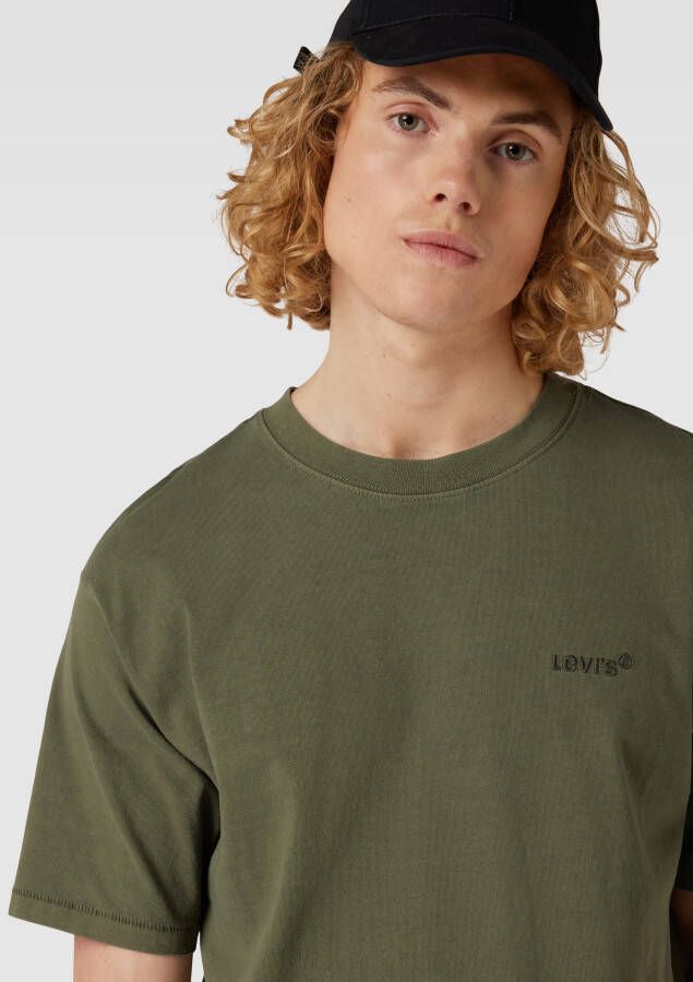 Levi's T-shirt met logostitching