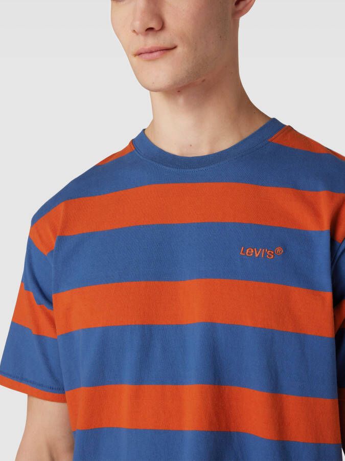 Levi's T-shirt met streepmotief model 'RED TAB VINTAGE'