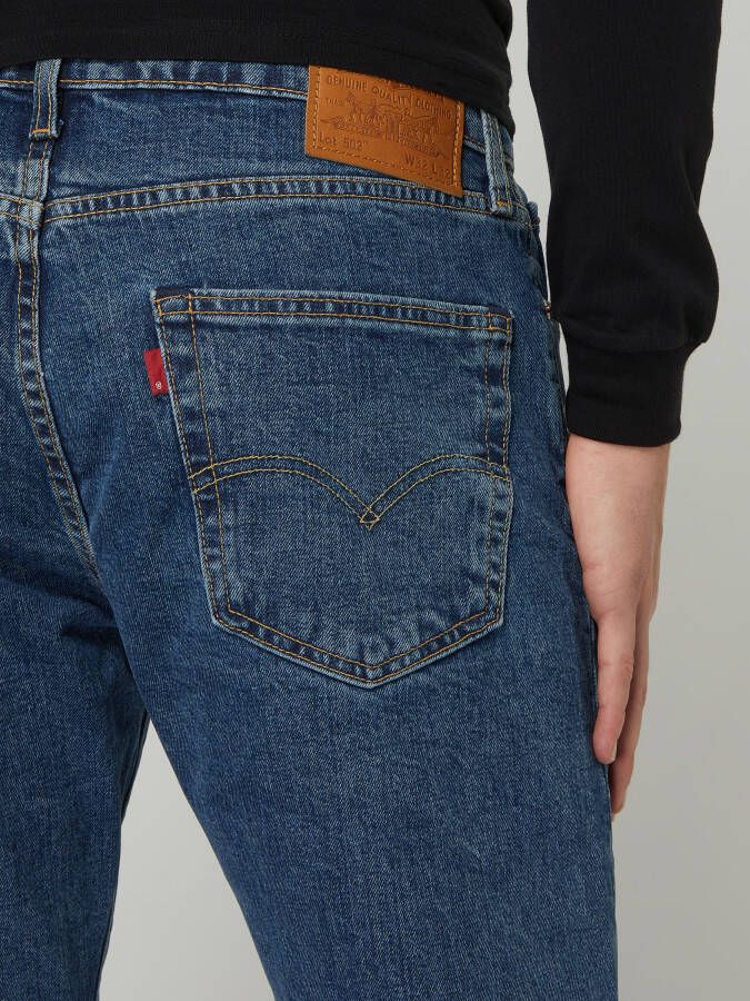 Levi's Regular tapered fit jeans met stretch model '502'