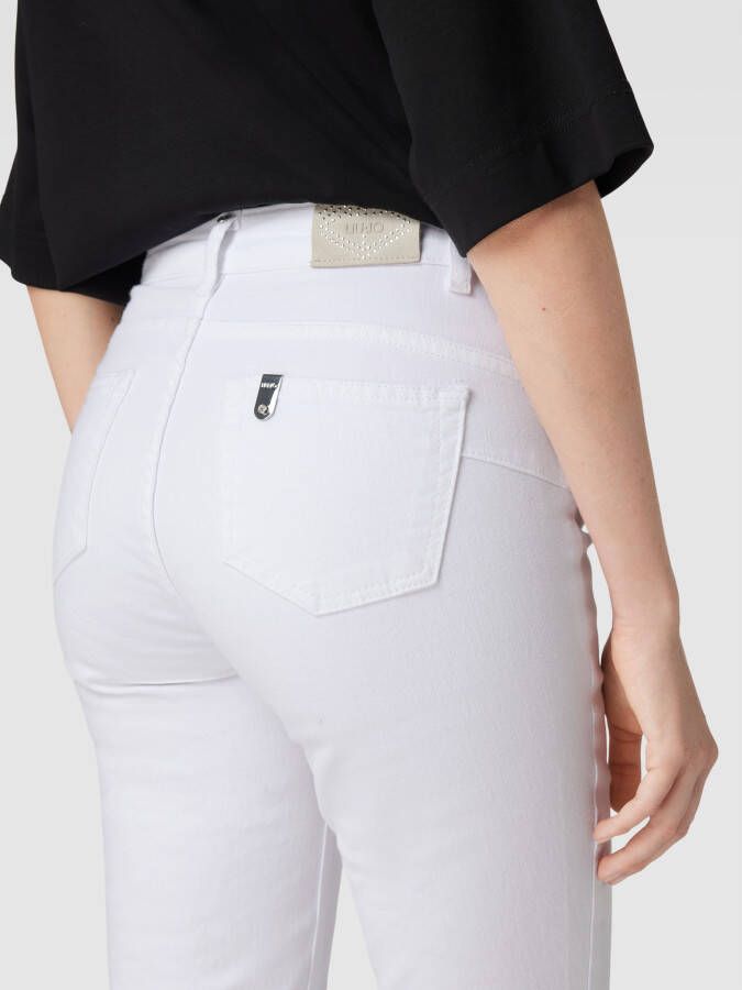 Liu Jo White Slim fit jeans met 5-pocketmodel model 'DIVINE' - Foto 2