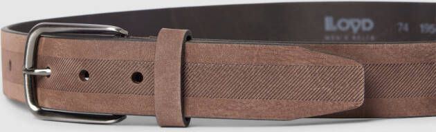 Lloyd Men's Belts Riem met doornsluiting model 'NUBUK'