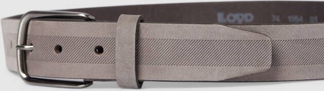 Lloyd Men's Belts Riem met doornsluiting model 'NUBUK'