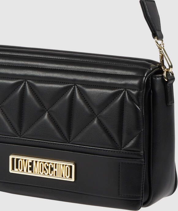 Maison Margiela Hobo bags 5Ac Micro Black Leather Shoulder Bag in zwart - Foto 4