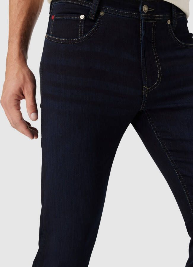 MAC Slim fit jeans met contrastnaden