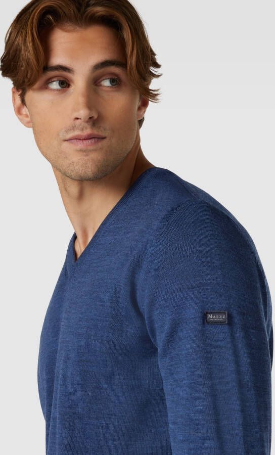 Maerz muenchen Gebreide pullover met labelbadge - Foto 2