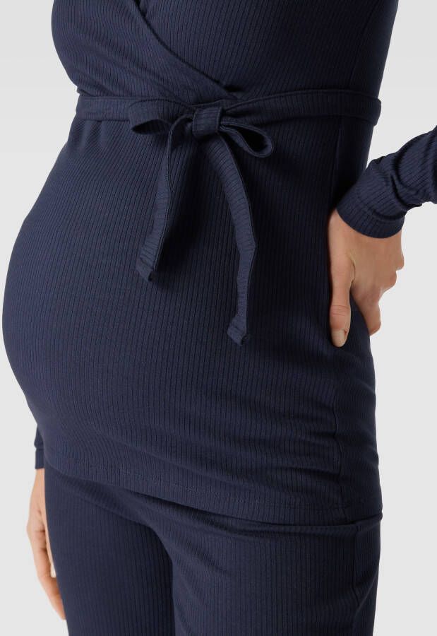 Mamalicious Gebreide zwangerschapspullover in wikkellook model 'ROSINA'