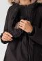 Mamalicious jas MLAMY van gerecycled polyester zwart Dames Gerecycled polyester (duurzaam) Capuchon XL - Thumbnail 4