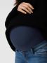Mamalicious slim fit zwangerschapsjeans MLMILA medium blue denim Blauw Dames Stretchdenim XL - Thumbnail 9